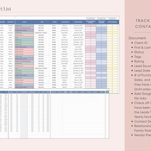 Real Estate CRM All-In-One | Google Sheets, Client List, Leads Tracker, Follow-up System, Buyer & Seller Onboarding, Transactions image 5