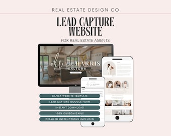 Website leadregistratie makelaar, canva-sjabloon, intakegesprek via Google Formulieren, koper en verkoper