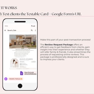 Demande d'avis immobilier : Modèles de formulaires Google et Canva (téléchargement numérique), marketing pour agents immobiliers, témoignages clients image 5