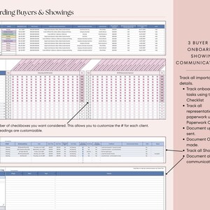 Real Estate CRM All-In-One | Google Sheets, Client List, Leads Tracker, Follow-up System, Buyer & Seller Onboarding, Transactions image 12