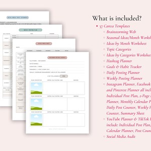 Real Estate Social Media Planner Canva Templates, Realtor Marketing ...