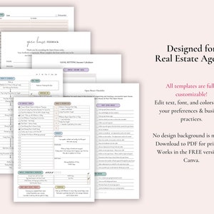 Ultimate Real Estate Business Planner Bundle, Canva Template, Goal ...