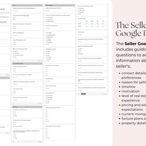 Buyer and Seller Intake Questionnaire, Real Estate Google Form Plus Canva Template, Agent Marketing Client Onboarding image 3