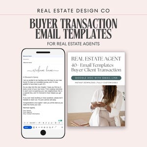 Plantillas de correo electrónico para compradores de agentes inmobiliarios, Google Docs, Gmail, scripts de correo electrónico, marketing, gestión de clientes