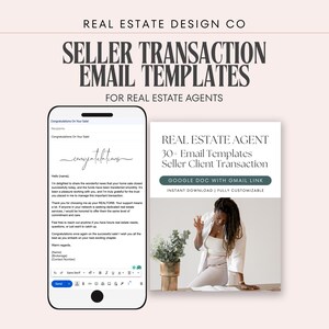 E-mailsjablonen voor verkoper van onroerend goed, Gmail, Google Doc, Canva, e-mailscripts, klantenbeheer