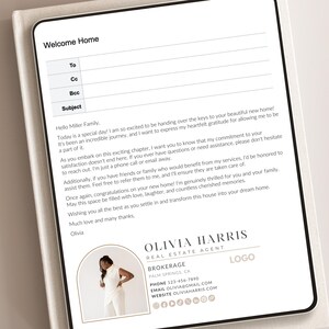Real Estate Agent Email Signature Canva Template, Gmail, Professional image 7