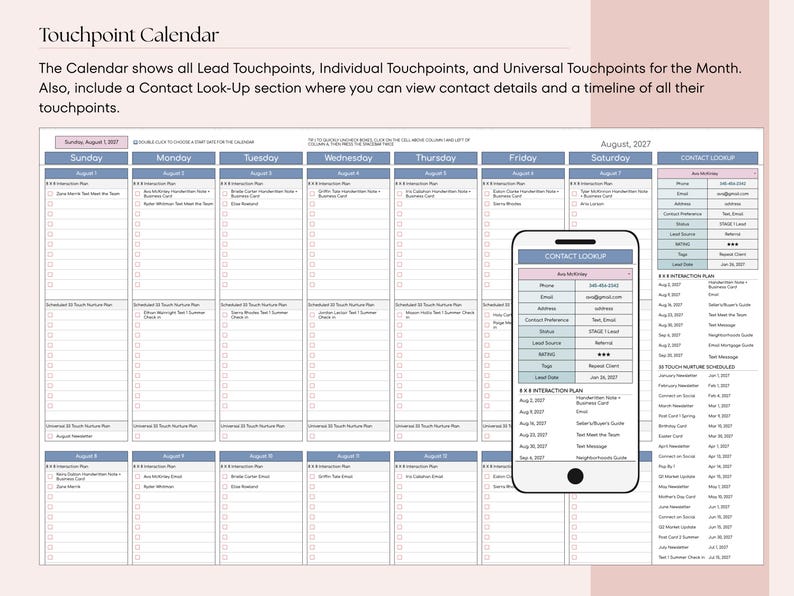 Real Estate CRM All-In-One | Google Sheets, Client List, Leads Tracker, Follow-up System, Buyer & Seller Onboarding, Transactions image 10