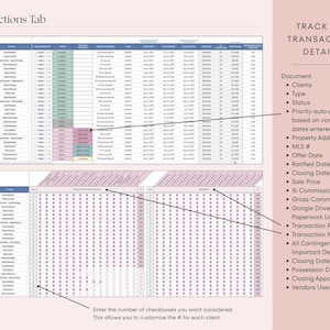 Real Estate CRM All-In-One | Google Sheets, Client List, Leads Tracker, Follow-up System, Buyer & Seller Onboarding, Transactions image 13