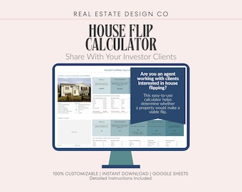 Calculadora para la compraventa de viviendas, búsqueda de propiedades de inversión, compártela con tus clientes, Google Sheets
