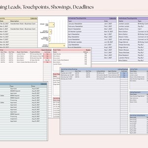 Real Estate CRM All-In-One | Google Sheets, Client List, Leads Tracker, Follow-up System, Buyer & Seller Onboarding, Transactions image 4