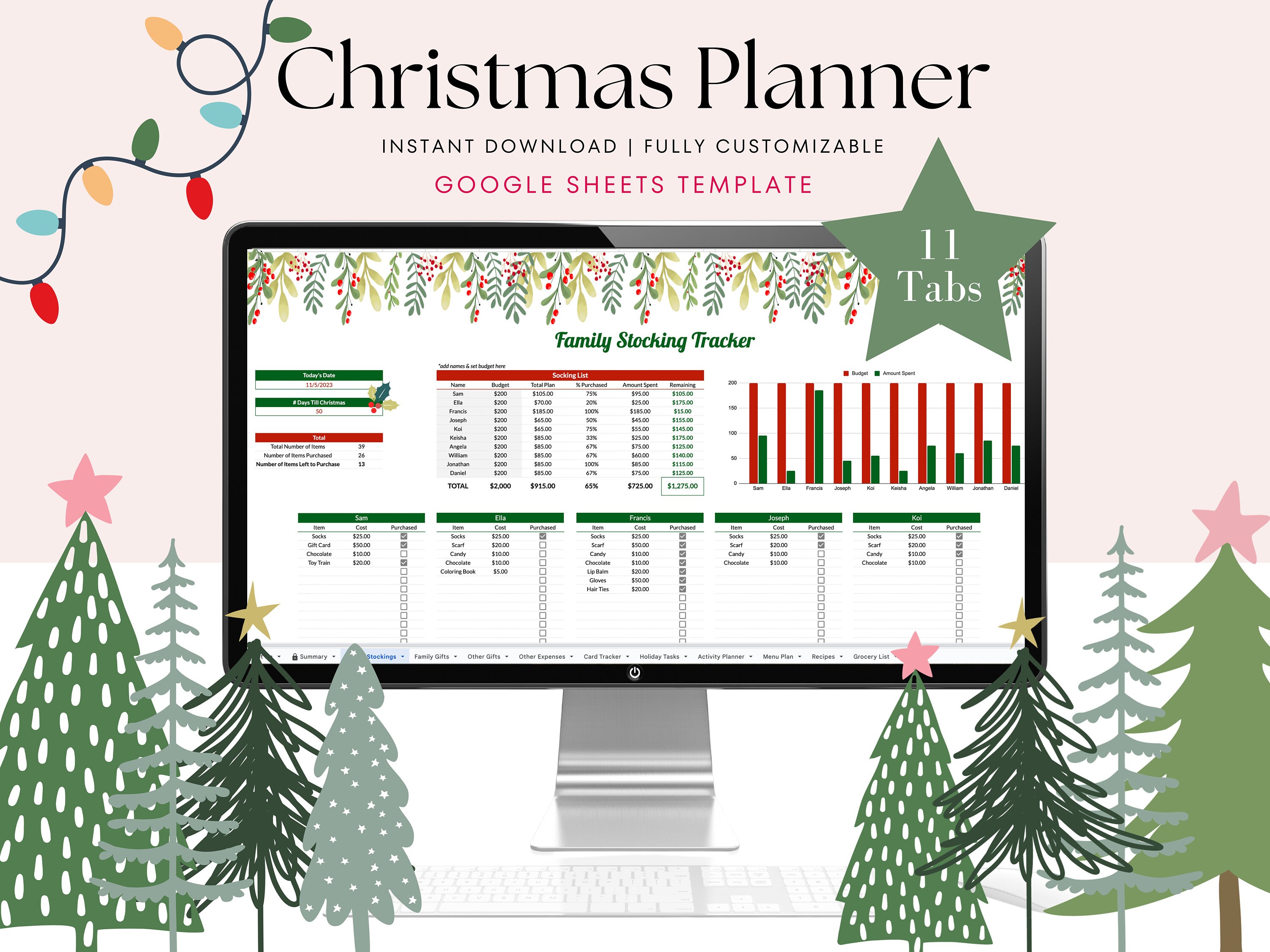 Christmas Planner Kit {FULL SIZE; UNDATED} PRINTABLE – My Computer