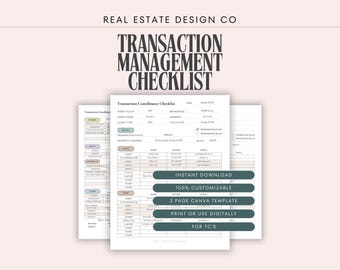 Checkliste für den 1000-Jahre-Plan, 2-seitige Canva-Vorlage, ausdrucken oder digital verwenden