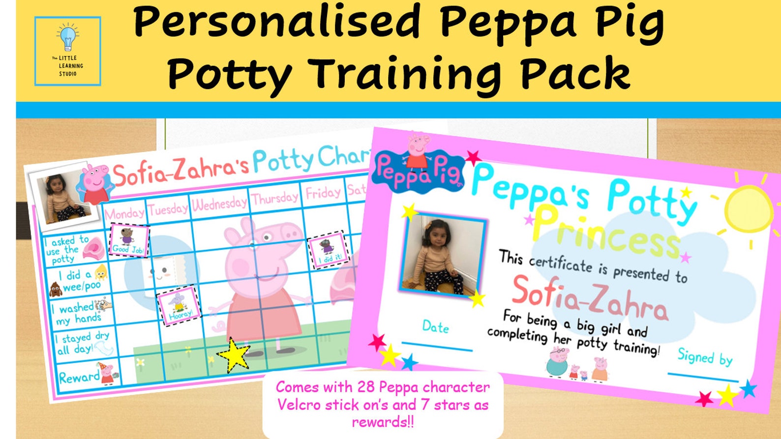 Peppa Pig Potty Training Reward Pack Potty Training Chart Etsy