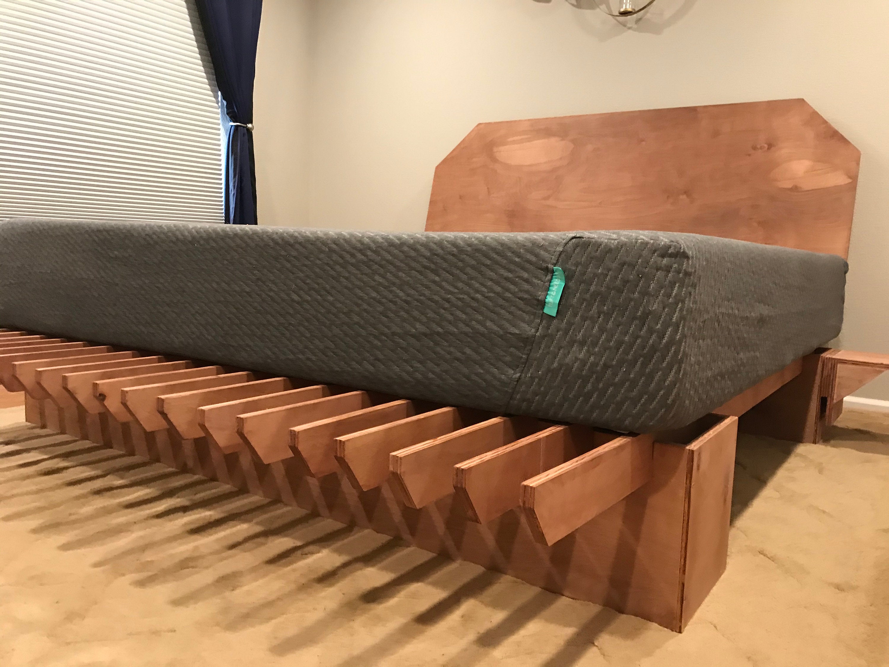 Plywood bed frame discount