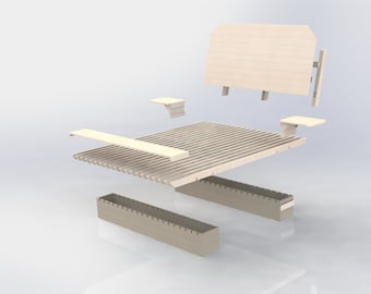 DIY Plywood Bedframe Design - King