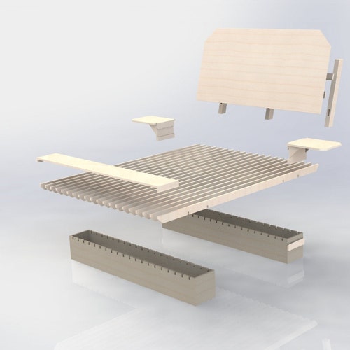 DIY Plywood Bedframe Design King Etsy