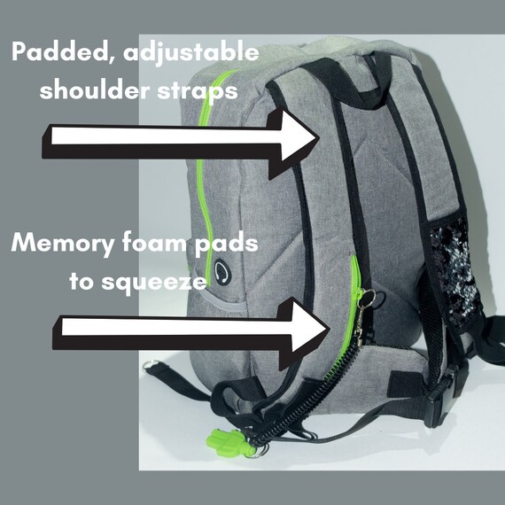 memory foam backpack straps