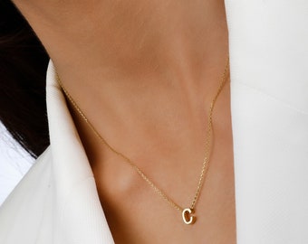 Initial C Necklace - Etsy