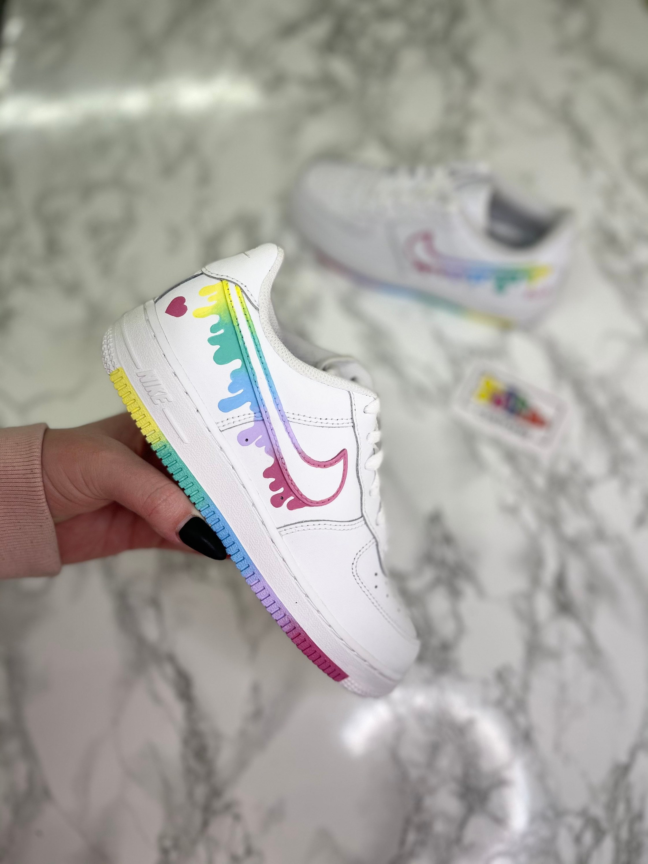 air force one pastel drip