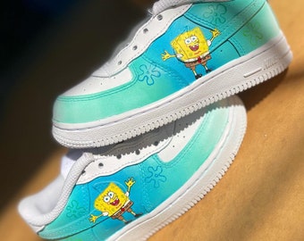 Spongebob black air force Clearance