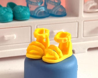 Yellow Strappy Sandals | Sonny Angel Shoes