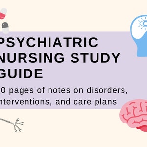 Psychiatric Nursing Study Guide