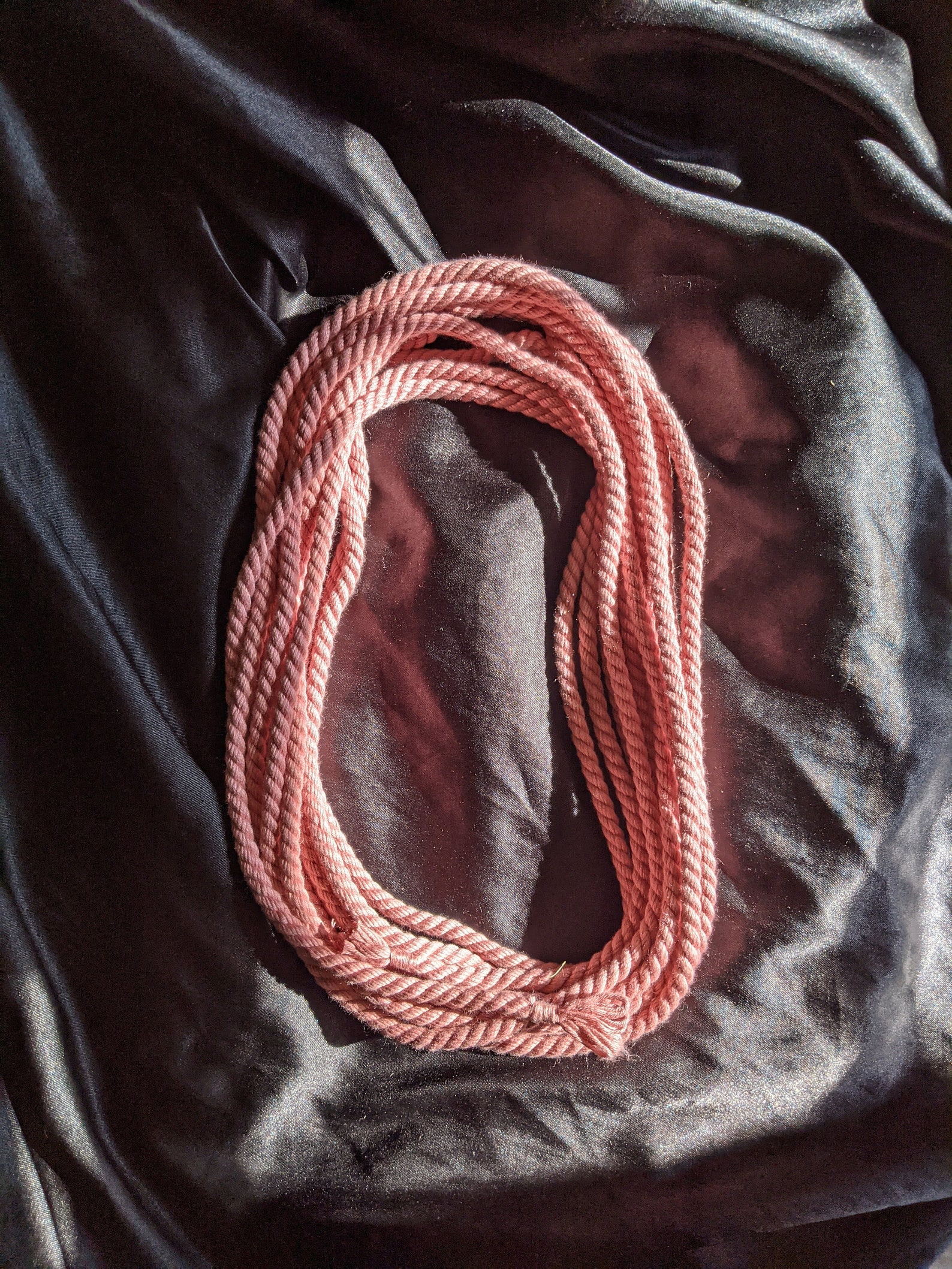 Baby Pink Bamboo Shibari Bondage Rope Etsy