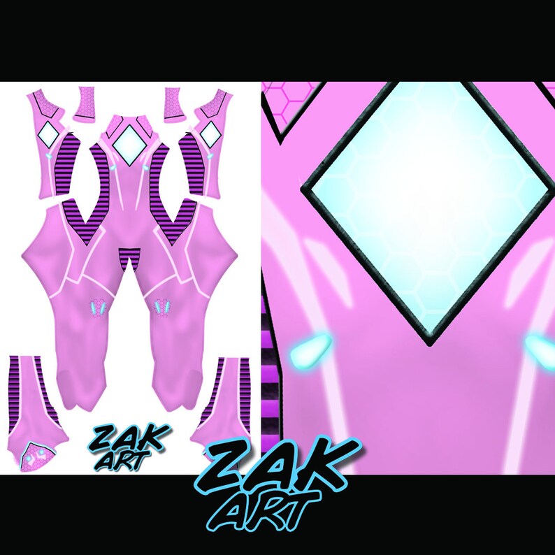 MMPR Boom Pink Power Ranger Matt's Pattern - Etsy