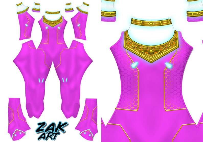 Power Rangers Zeo Pink Pattern - Etsy
