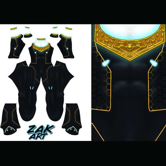 Power Rangers Zeo Gold Neo Digital Pattern | Etsy