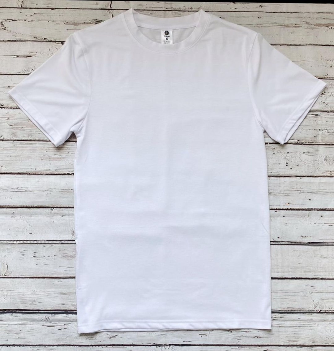 Sublimation Blank White T Shirt / Sublimation Polyester Shirt - Etsy