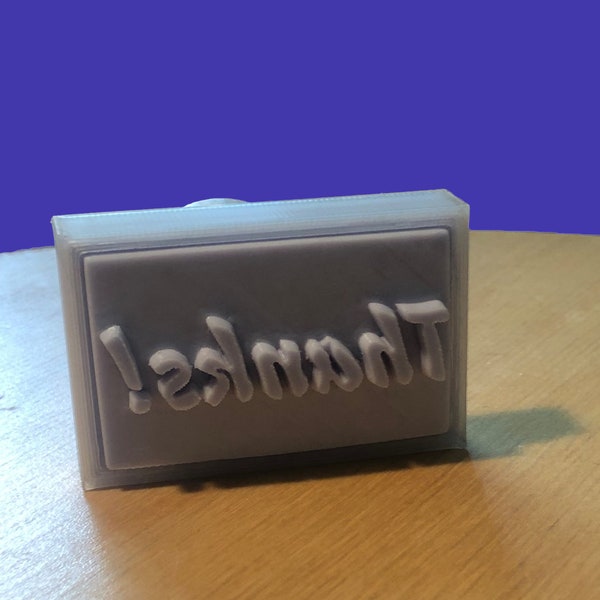 Food Safe Silicone Stamps With Personalized Text. Choose From a List of Prepared Messages and Fonts or Create Your Own!