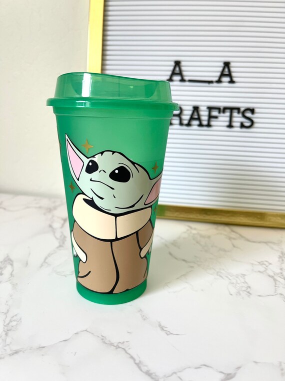 Baby Yoda Cup Baby Yoda Baby Yoda Hot Cup Grogu Cup Etsy