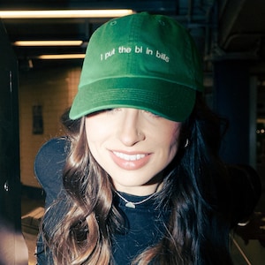 I Put The Bi In Bills Hat Bisexual Pride Gift LGBT Clothing Custom Color Adjustable Embroidered Dad Hat