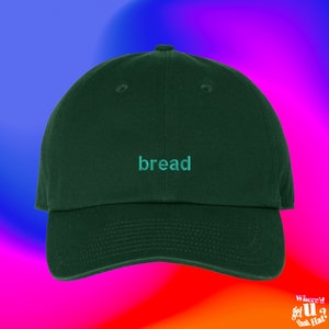 Bread Hat Finance Boyfriend Gift Chef Kitchen Gift Bakery Pastry Entrepreneur Custom Adjustable Embroidered Dad Hat
