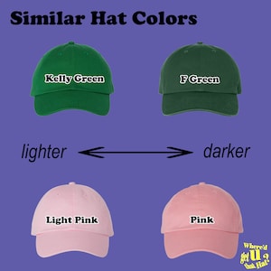a picture of a hat with different colors