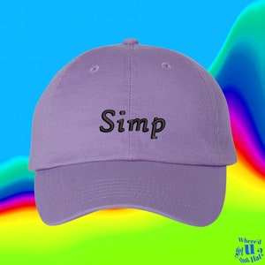 Simp Hat Valentines Day For Boyfriend Funny Couple Funny Spouse Custom Color Adjustable Embroidered Dad Hat