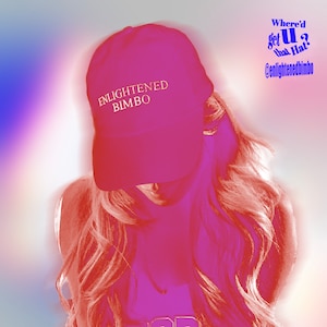 Enlightened Bimbo Hat Official Collaboration Limited Colors Adjustable Embroidered Dad Hat