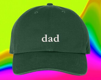 Dad Hat Fathers Day Hat Daddy Hat Gifts For Dad Number One Dad Custom Color Adjustable Embroidered Dad Hat