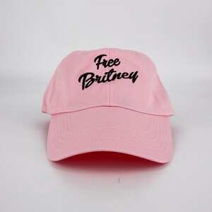 Chapeau Britney gratuit Déguisement Britney Spears « Britney Bitch » #freebritney Casquette de papa brodée, couleur personnalisée et ajustable (325_03)