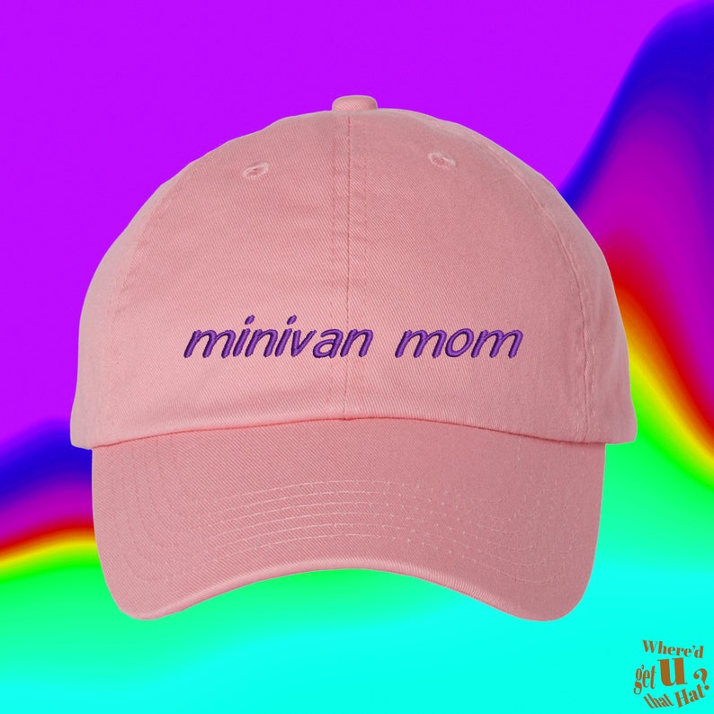 Minivan Mom Hat Fußball Mom Coach Mutter von vielen individuell einstellbare bestickte Dad Hat Bild 1