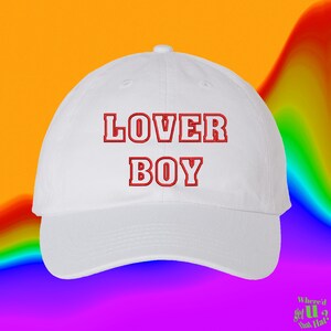 Lover Boy Hat Custom Color Adjustable Embroidered Dad Hat