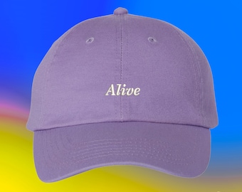 Alive Hat | Farm Life | Dating | Ball Cap | Custom Color Adjustable Embroidered Dad Hat