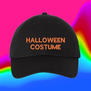 Halloween Costume Hat | Custom Color Adjustable Embroidered Dad Hat