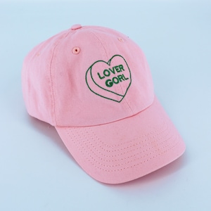 Gorro de papá bordado con letras de hermandad, con forma de corazón, con conversación personalizada y ajustable, color personalizado