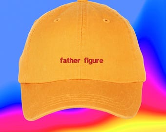 Father Figure Hat Fathers Day Hat Daddy Hat Gifts For Dad Number One Dad Custom Color Adjustable Embroidered Dad Hat (323_06)