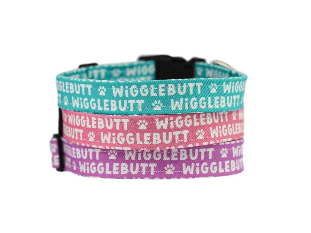 Funny Dog Collar Wigglebutt Adjustable Pet Collar 1 Etsy