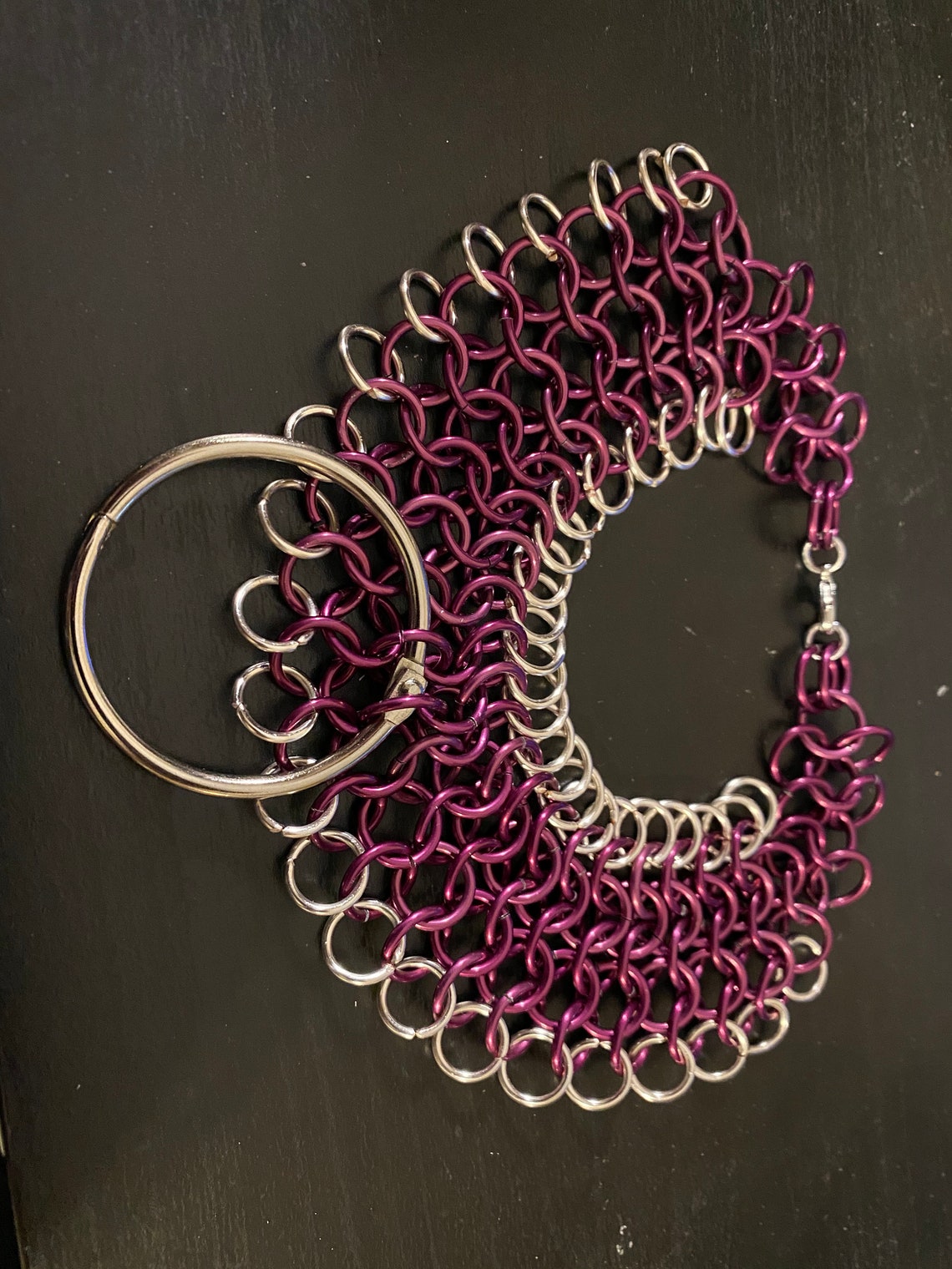 Chainmail collar Etsy