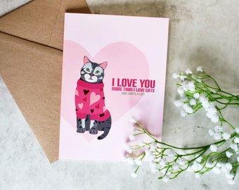Joyeux Anniversaire Carte Danniversaire Chat Joyeux Etsy