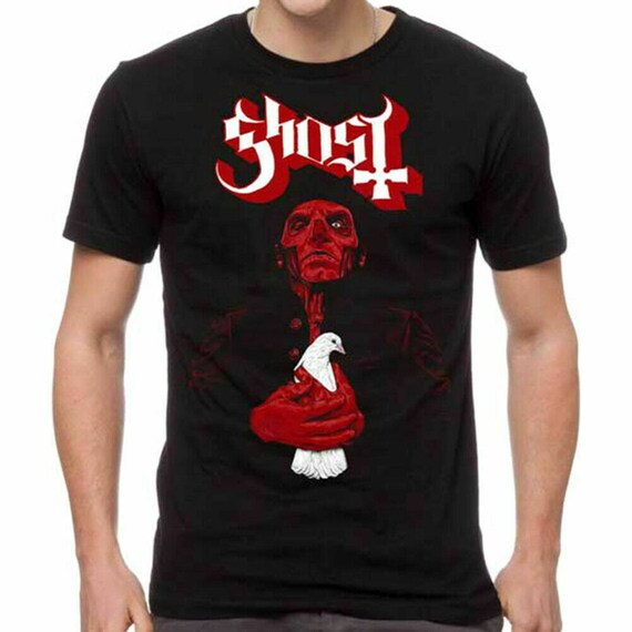 GHOST Band Tshirt Dove Red New Authentic Rock Tee Gift for Etsy